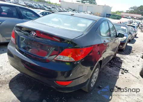 2013 Hyundai Accent Gls из США, поврежденный, VIN KMHCT4AE2DU339780